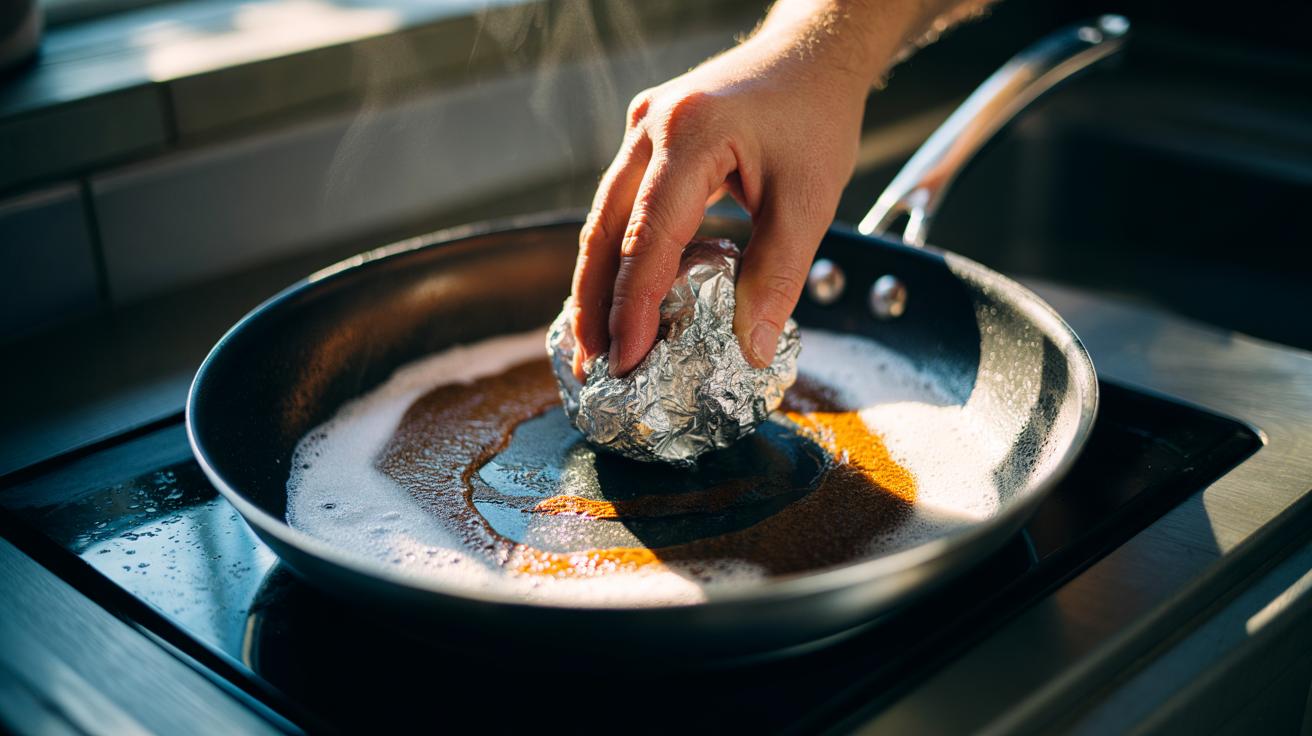 Aluminium Foil Super Clean: How it attracts stubborn grime off pans in 5 minutes
