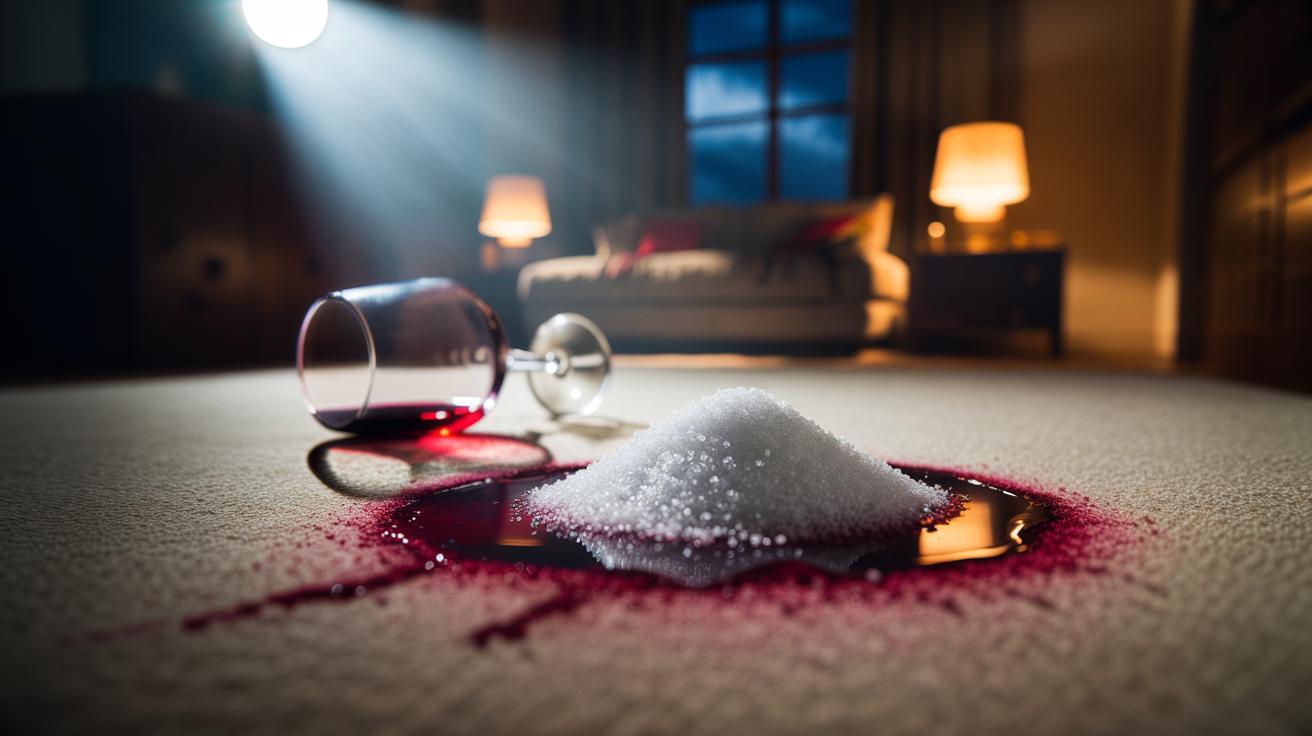 Revive Stained Carpets Overnight: How salt extracts spots while you sleep