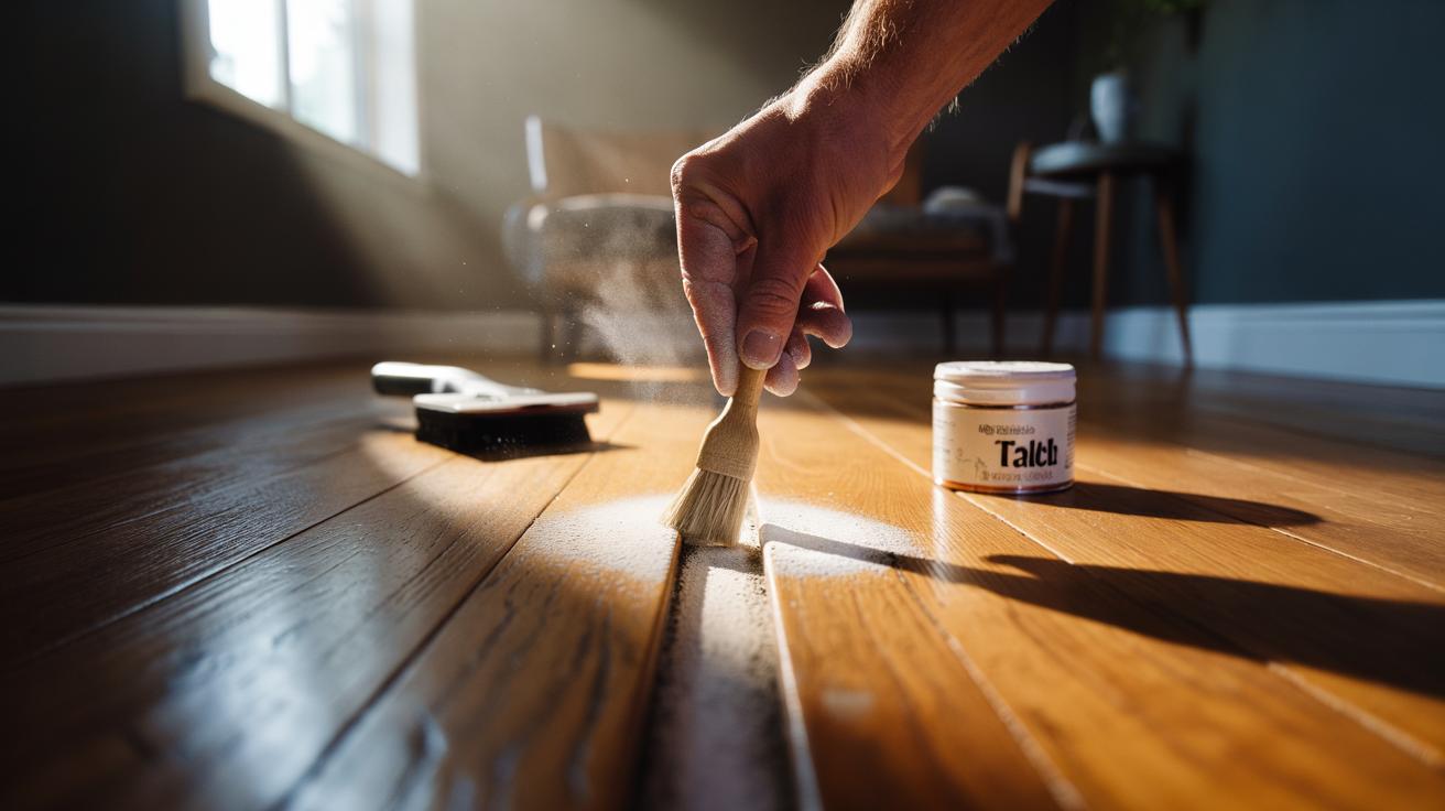 Stop Squeaky Floors with Talcum Powder: Why this absorbs moisture and ends noise in seconds